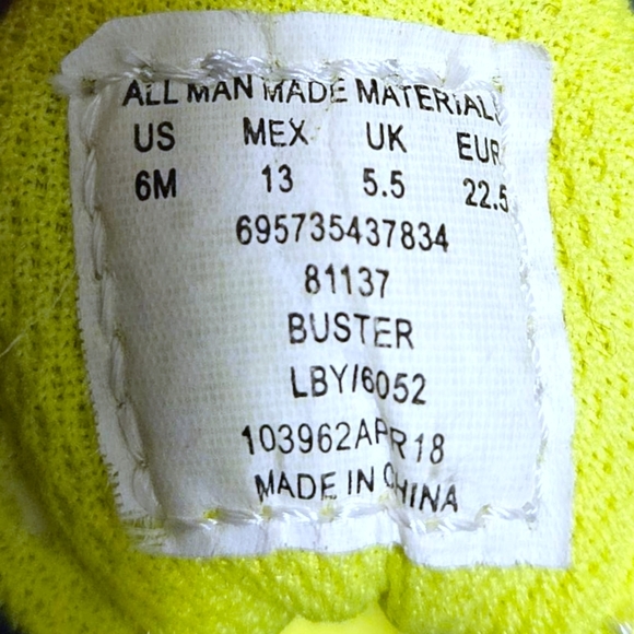 Everlast Baby Shoes Size 6M Gray/Black Mesh Sneakers with Easy Close Strap EUC - Picture 6 of 7